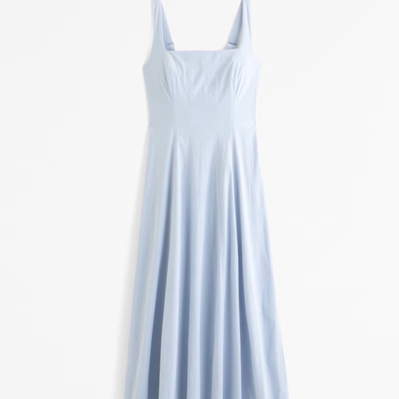 Abercrombie Midi Dress in Buttery Yellow Color - Picture 1 of 7